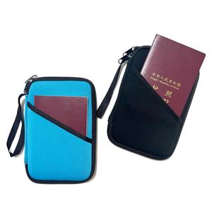 Porte-<span class=keywords><strong>passeport</strong></span> en néoprène imperméable avec sangle de poignet, durable, multi-compartiments, léger, porte-carte d'identité - Product Image 4