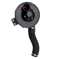 Filtre à air rond tout-terrain TENGHAO avec tuyau d'admission pour tricycle rickshaw d'Asie centrale, pièces de fondation d'admission du moteur 126