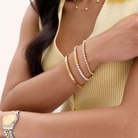 Pulsera de tenis de barra de acero inoxidable con PVD de oro de 18K, grabado personalizado, circonitas cúbicas brillantes, mensaje de nombre personalizado, joyería de moda para mujer