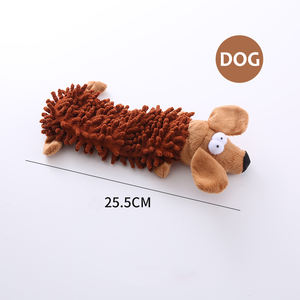 Qbellpet Big Soft Squeaky Luxury Animal Shape Jouets à mâcher en peluche stockés pour chiens juguetes para perros masticables - Product Image 3