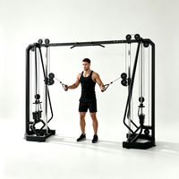 Máquina de Poleas Cruzadas Comercial, Doble Polea Ajustable, Multifunción, Entrenamiento de Fuerza para Todo el Cuerpo, Equipo de Gimnasio, OEM