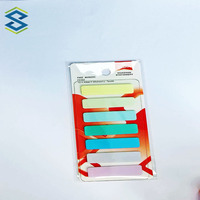 Blocs-notes adhésifs dégradés pour bureau, maison et école, design malachite, étiquettes plates pour lecture et enregistrement