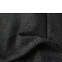 Entoilage tissé à double point en satin adhésif 100% polyester pour accessoires vestimentaires Entoilage tissé à double point