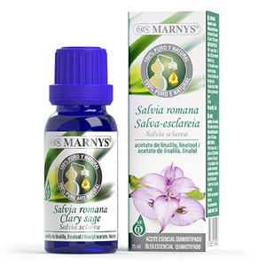 Marnys Made In Spain Olio Essenziale di Salvia Romana (Clary Sage) 15 ml Puro Naturale per Alimenti - Product Image 1