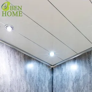 Pannello di plastica del soffitto del PVC di facile installazione di alta qualità per la decorazione del bagno