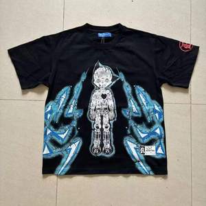 Camisetas de Manga Corta Personalizadas al Por Mayor a Bajo Precio, Camisetas R3BEL con Estampado Gótico Urbano para Hombre - Product Image 1