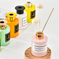 Bouteille diffuseur en verre vide, sans BPA, écologique, pour huiles essentielles et bâtonnets de diffuseur, idéale pour l'artisanat DIY