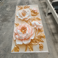 Panneaux muraux en PVC imprimés en 3D effet marbre UV, 1220x2440x3mm, haute brillance, imperméables, pour la décoration intérieure en gros, directement de l'usine