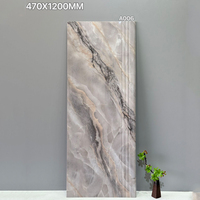 Carreaux de marches antidérapants en porcelaine d'aspect marbre pour l'intérieur, pour escaliers, design de luxe avec finition brillante