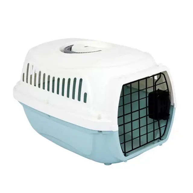 Fabrik benutzer definierte Haustier Transport käfige Kunststoff Welpen Hund Träger Box Airline Approved Pet Travel Crates Cat Aviation Box