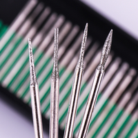 Tête de meulage diamantée fiable pour gravure pneumatique et finition intérieure