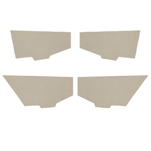 Kits de molduras para puertas de Toyota Corolla 2003-2008, cuero artificial beige para modificación interior de coches de 4 puertas - Product Image 5