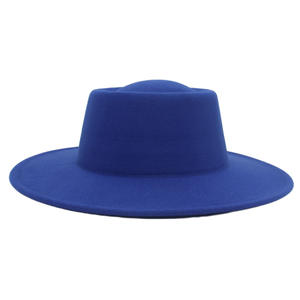 Sombrero <span class=keywords><strong>de</strong></span> Copa Ancha con Copa Abombada Estilo Clásico, Sombrero <span class=keywords><strong>de</strong></span> Jazz para Invierno, Unisex, para Adultos, Estilo Fedora - Product Image 1