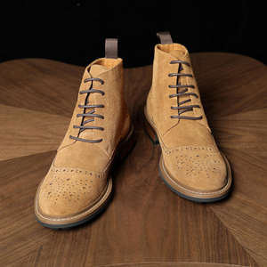 Botas Italianas de Alta Calidad para Hombre, Botas de Moda para Exteriores, Botas Formales de Invierno, Botas Hechas a Mano Personalizadas - Product Image 1