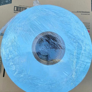 60gsm/65gsm Sky/Light <b>Blue</b> Glassine Self Adhesive <b>Paper</b> Korea Hot TOP/ECO Thermal Label Sticker Half Jumbo <b>Rolls</b> - Product Image 3