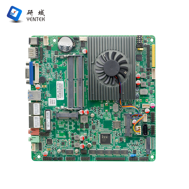 OEM Industrial Motherboard Mini ITX Intel Core I5-7300U 6 COM RS485 Dual LAN for POS Kiosk ATM