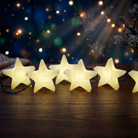 Lumières de Noël créatives en forme d'étoile, 24V UCS2903, module LED RGB à pixels, lumières de fête en extérieur pour la décoration de festivals et de mariages