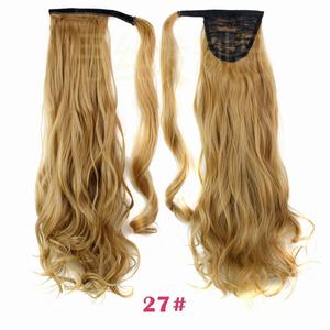 <span class=keywords><strong>Queue</strong></span> <span class=keywords><strong>de</strong></span> <span class=keywords><strong>cheval</strong></span> synthétique à clipser en gros, extension <span class=keywords><strong>de</strong></span> <span class=keywords><strong>cheveux</strong></span> longs ondulés, postiche bouclé à enrouler - Product Image 2