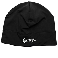 Bonnet personnalisé en tricot respirant avec logo imprimé en silicone et brodé, doublure en satin, pour la course et le cyclisme