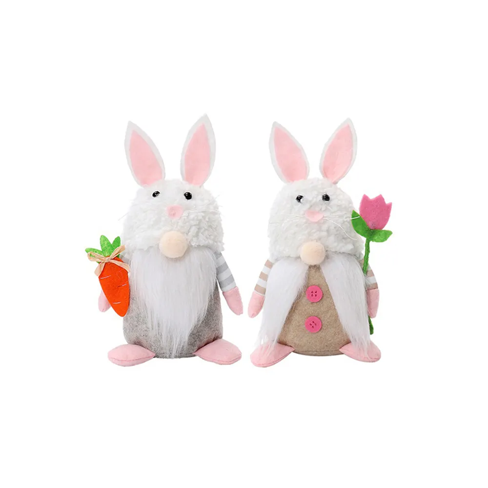 Ostern-Plüsch-Hähnchen Kaninchen, Puppe Kaninchen gefülltes Tier umarmbares Kaninchen Weihnachten Ostern Mädchengeschenk Raumdekoration