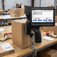Mini-imprimante jet d'encre portable à séchage rapide pour le marquage de dates, codes QR, logos sur bouteilles, sacs et cartons alimentaires