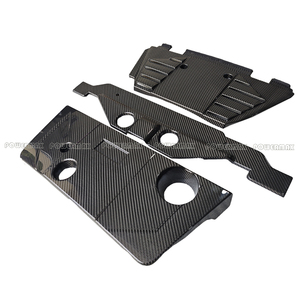 ฝาครอบเครื่องยนต์คาร์บอนไฟเบอร์3ชิ้นสำหรับ <span class=keywords><strong>Nissan</strong></span> Z RZ34 <span class=keywords><strong>400Z</strong></span> - Product Image 4