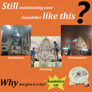 Motor de elevación de araña grande Capacidad de carga 50 KG 110 LBS 4 metros 13 pies Altura de elevación Sistema de cabrestante Motor de servicio de araña - Product Image 2