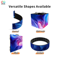 RAYBO P3.91 P2.6 Panel de pantalla LED para interiores Gabinete de exhibición de publicidad de pared de video para uso en Iglesia de conciertos al aire libre