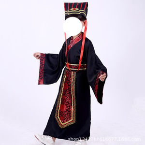 Niño <span class=keywords><strong>Hanfu</strong></span> gran oferta hermoso rojo antiguo <span class=keywords><strong>Hanfu</strong></span> vestido tradicional diseño de moda listo para usar danza de la dinastía Tang China barata <span class=keywords><strong>Hanfu</strong></span> - Product Image 5
