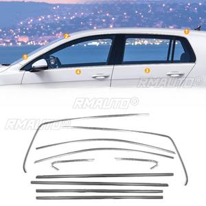 Tira Decorativa para Ventana de Coche, Marco de Puerta Exterior de Acero Inoxidable para Volkswagen Golf 6/7/8 2021-2024, Kit de Carrocería, Accesorios para Coche - Product Image 3