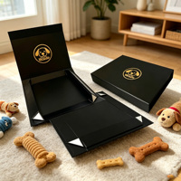 Scatola Rigida Pieghevole Magnetica Impermeabile Ecologica in Carta Artistica per Confezioni Regalo di Lusso, Design Portatile con Logo Personalizzato