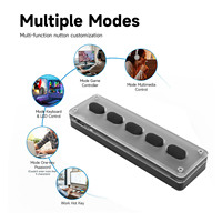 Clavier mécanique sans fil Bluetooth Qiilu Gaming Mini Macro en silicone, programmable DIY, pratique, 104 touches, largement utilisé pour la musique