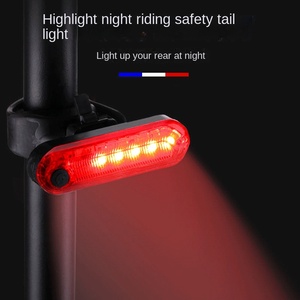 USB Có Thể Sạc Lại <span class=keywords><strong>LED</strong></span> Phía Sau Xe Đạp Ánh Sáng Giá Rẻ Bánh Xe Seatpost Gắn Đèn Hậu Thiết Lập Cho Đêm Cưỡi Pin Powered - Product Image 3