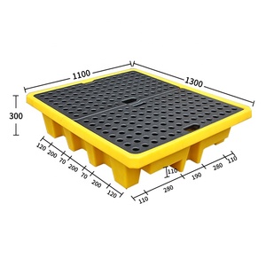 מכירה לוהטת מזרן מתלה לשפוך בלימת לשפוך מזרן מוצר שמן תוף כימי בלימה משנית חיצוני ibc לשפוך מזרן - Product Image 1