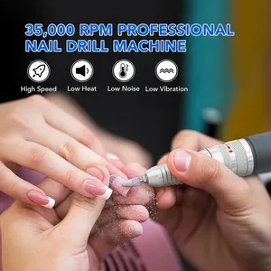 Pièce à main professionnelle pour ponceuse à ongles électrique UP200, 35000 tr/min, pièce de rechange pour lime à ongles électrique, 3 broches, outil de manucure et nail art - Product Image 2