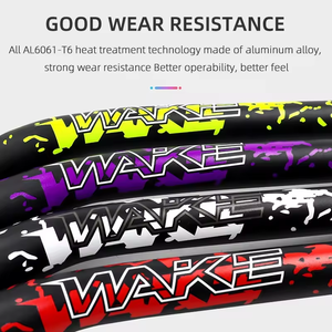 WAKE, aleación de aluminio de alta calidad, manillar de bicicleta de 31,8mm x 720mm/780mm, manillar de bicicleta MTB, manillar elevador de bicicleta, manillar de ciclismo - Product Image 5