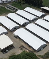 Grande Tente de Stockage Logistique à Structure Arche pour Entrepôt, Événements, Expositions, Abri Pare-Soleil, Auvent Mobile pour Parking, Imperméable, Extérieur