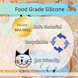 Jouets en forme de boule de menthe pour chat, nettoyage des dents et jouets à lécher à la menthe, jouet interactif en silicone en forme de poisson mignon pour chats - Product Image 4