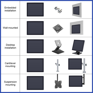 Ip65พีซีอุตสาหกรรมไร้พัดลมกันน้ำ1000 nits 12.1นิ้ว <span class=keywords><strong>Linux</strong></span> Win 10ฝังแผงหน้าจอสัมผัสอุตสาหกรรม - Product Image 5