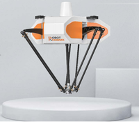 Delta Robot PLC-Controlled pour l'emballage de boulangerie et confiserie | Manipulation de biscuits au chocolat Pick Place Tri 1-10kgs Payload