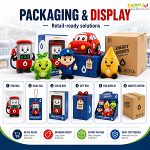 Boneka Maskot SPBU Ramah Lingkungan Custom Grosir, Bordir Logo OEM ODM, MOQ Rendah, Pengiriman Cepat - Product Image 6