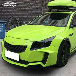 Jupes latérales pour <span class=keywords><strong>Chevrolet</strong></span> Cruze 2009 — 2014, kit de carrosserie en plastique PP pour voiture, pare-chocs avant et arrière, Style transformateur, jupes latérales - Product Image 4