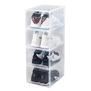 Mallette de rangement transparente pour chaussures de sport Giant Trainer Sneaker Box Retail Store Caractéristiques Plastic - Product Image 1