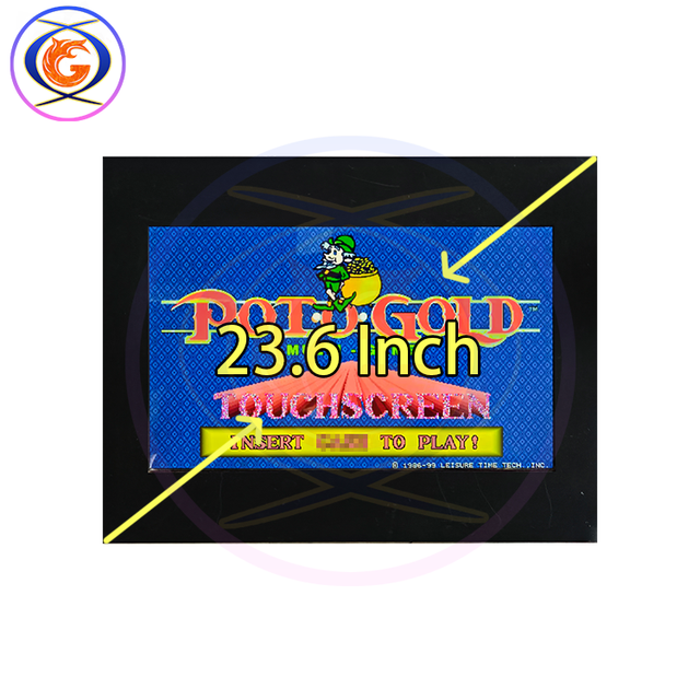 23.6 Inch Gaming Touch Monitor, HD Tocar PantallaPog,Plug-and-Play for Pot O Gold Arcade Cabinets