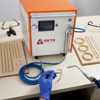 Nouvelle machine de soudage manuelle LQJN pour bijoux, acier inoxydable, 3,5 kW, 220 V, eau purifiée, ampoule 2800C