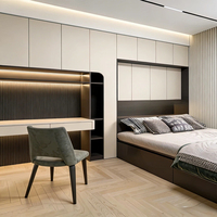 Lit en tatami sur mesure, design épuré, sûr et bien rangé