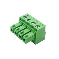 Bloc de bornes enfichable KF2EDG3.5MM 4p 3p, connecteur de fil PCB vert 300V 8A, contrôle industriel CE RoHS