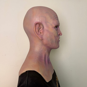 Masque de tête entière en silicone de monstre effrayant pour fête d'Halloween, démon d'horreur pour accessoire de film, déguisement personnalisé pour homme adulte - Product Image 2