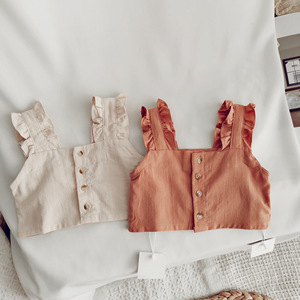 Girl Clothing Sets 2020 Summer Short Shirts Solid Plaid Skirt Plain Casual Beauty 2 Piece 1-6 Years <b>Dress</b> for Kids Girl Set - Product Image 5