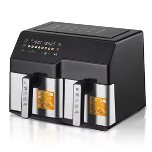 Nueva Freidora de Aire Digital Inteligente con Control de Tiempo y Temperatura, Doble Cesta de 12L, Horno Freidora de Aire Doble, Último Modelo - Product Image 3